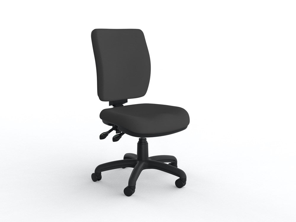 Nova Luxe Chair-Office Chairs-Breathe Slate Grey-No Arms-Commercial Traders - Office Furniture