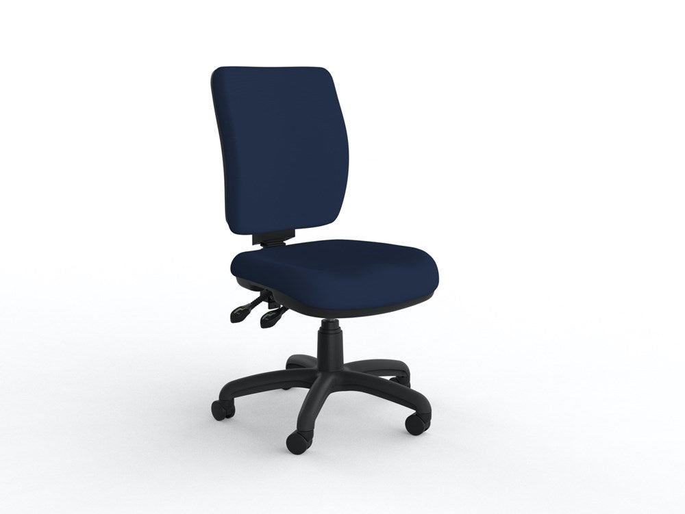 Nova Luxe Chair-Office Chairs-Crown Indigo-No Arms-Commercial Traders - Office Furniture