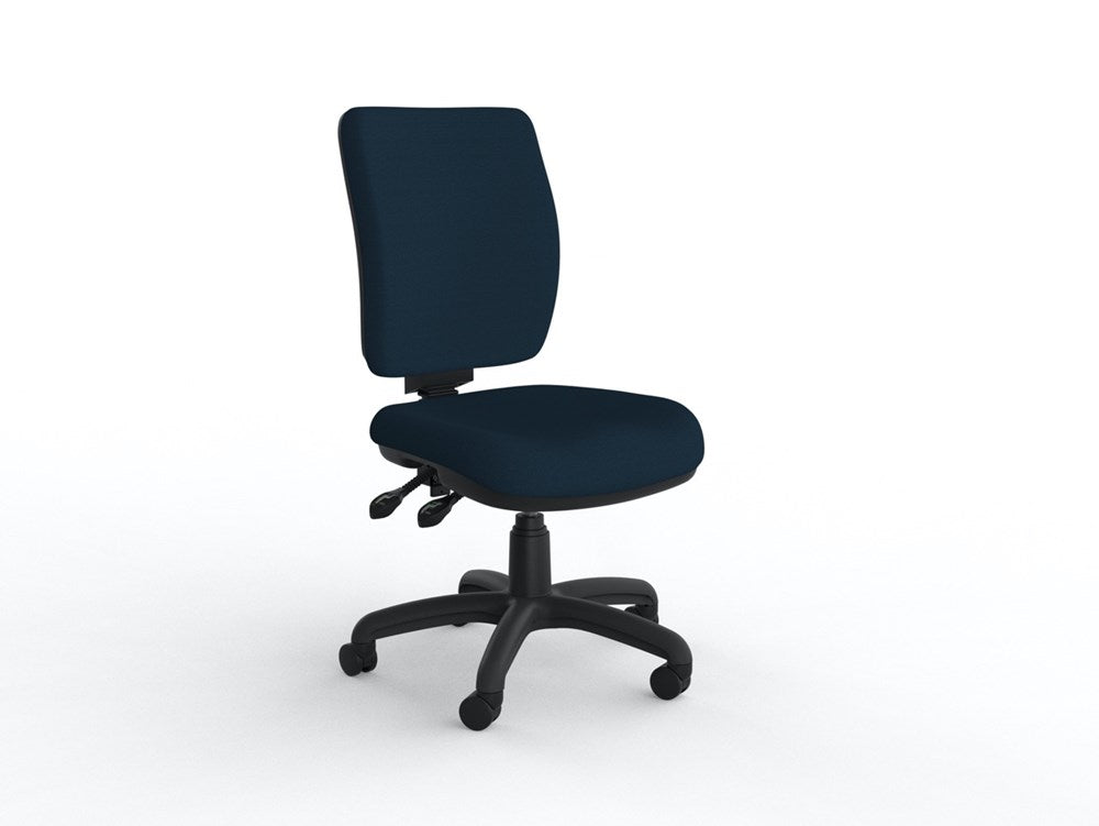 Nova Luxe Chair-Office Chairs-Crown Midnight-No Arms-Commercial Traders - Office Furniture