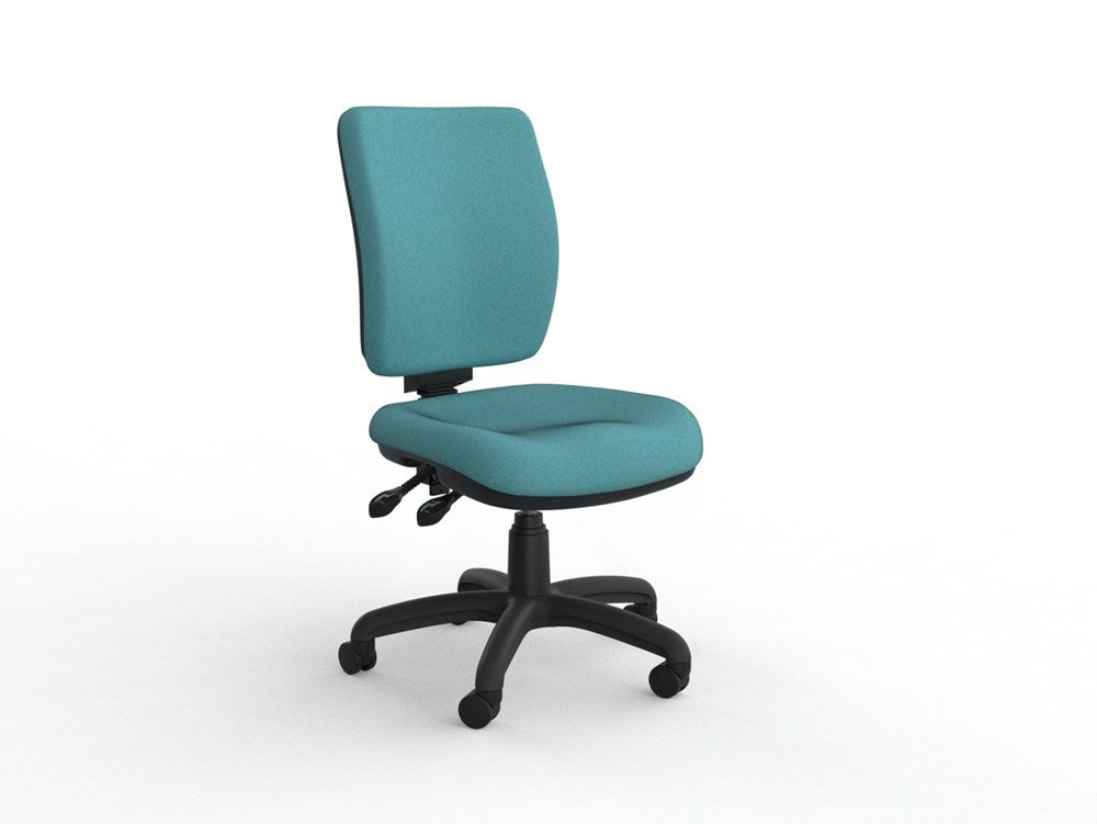 Nova Luxe Chair-Office Chairs-Breathe Baby Blue-No Arms-Commercial Traders - Office Furniture