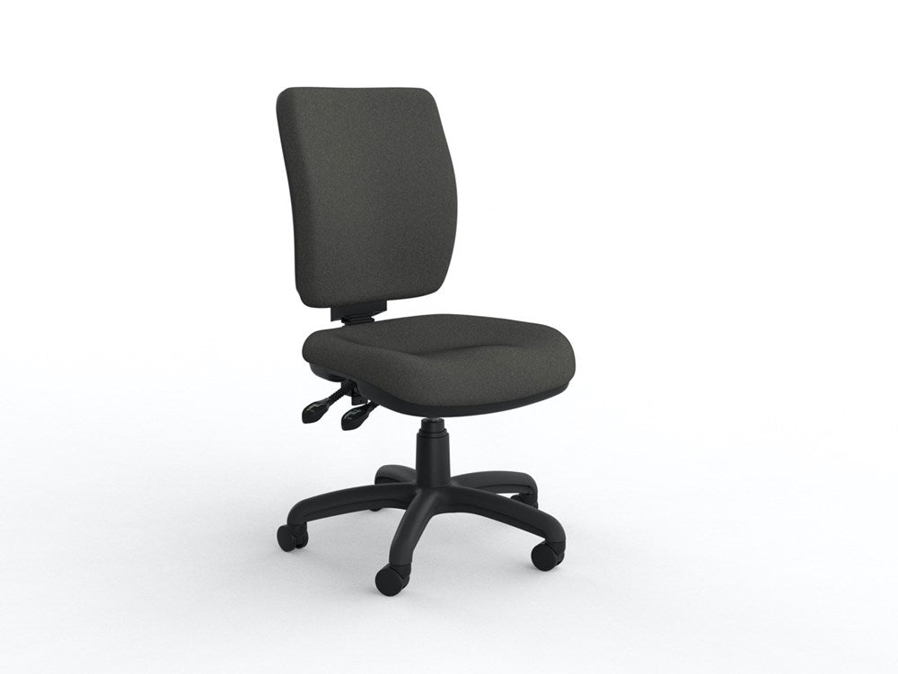 Nova Luxe Chair-Office Chairs-Splice Charcoal-No Arms-Commercial Traders - Office Furniture