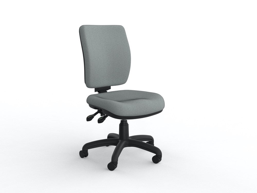 Nova Luxe Chair-Office Chairs-Splice Grey-No Arms-Commercial Traders - Office Furniture