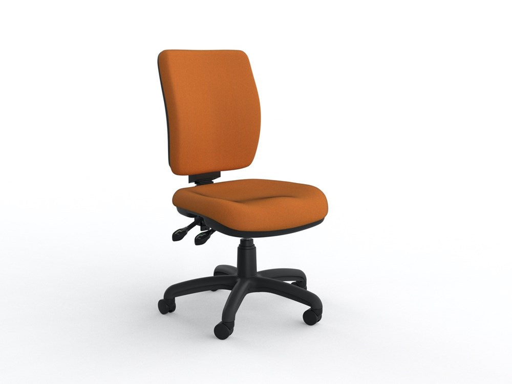 Nova Luxe Chair-Office Chairs-Splice Orange-No Arms-Commercial Traders - Office Furniture
