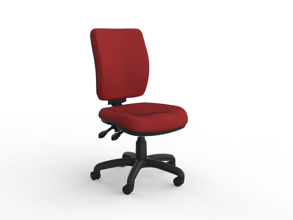 Nova Luxe Chair-Office Chairs-Splice Red-No Arms-Commercial Traders - Office Furniture