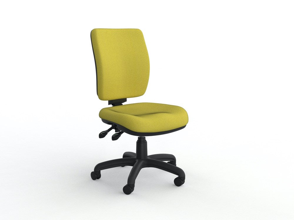 Nova Luxe Chair-Office Chairs-Splice Yellow-No Arms-Commercial Traders - Office Furniture