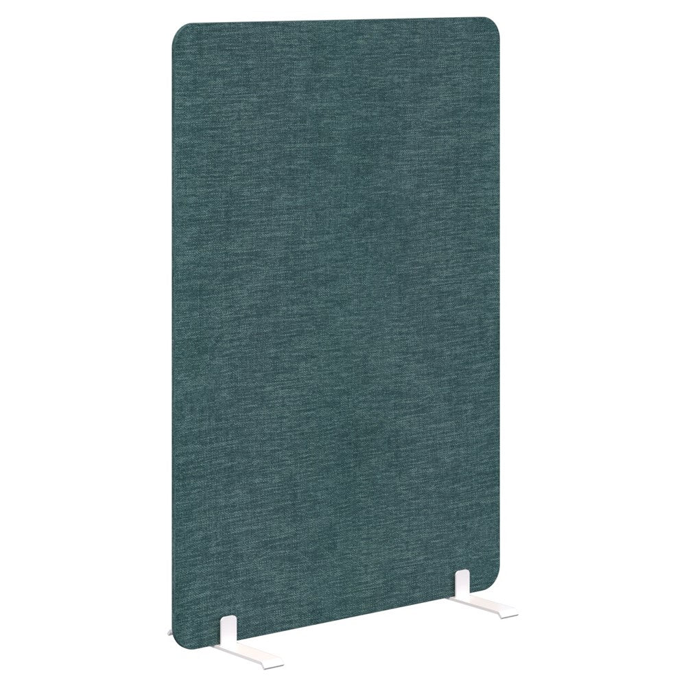 Edge Free-Standing Screen 1200H x 1200L-Office Partitons-Keylargo Atlantic-White-Commercial Traders - Office Furniture