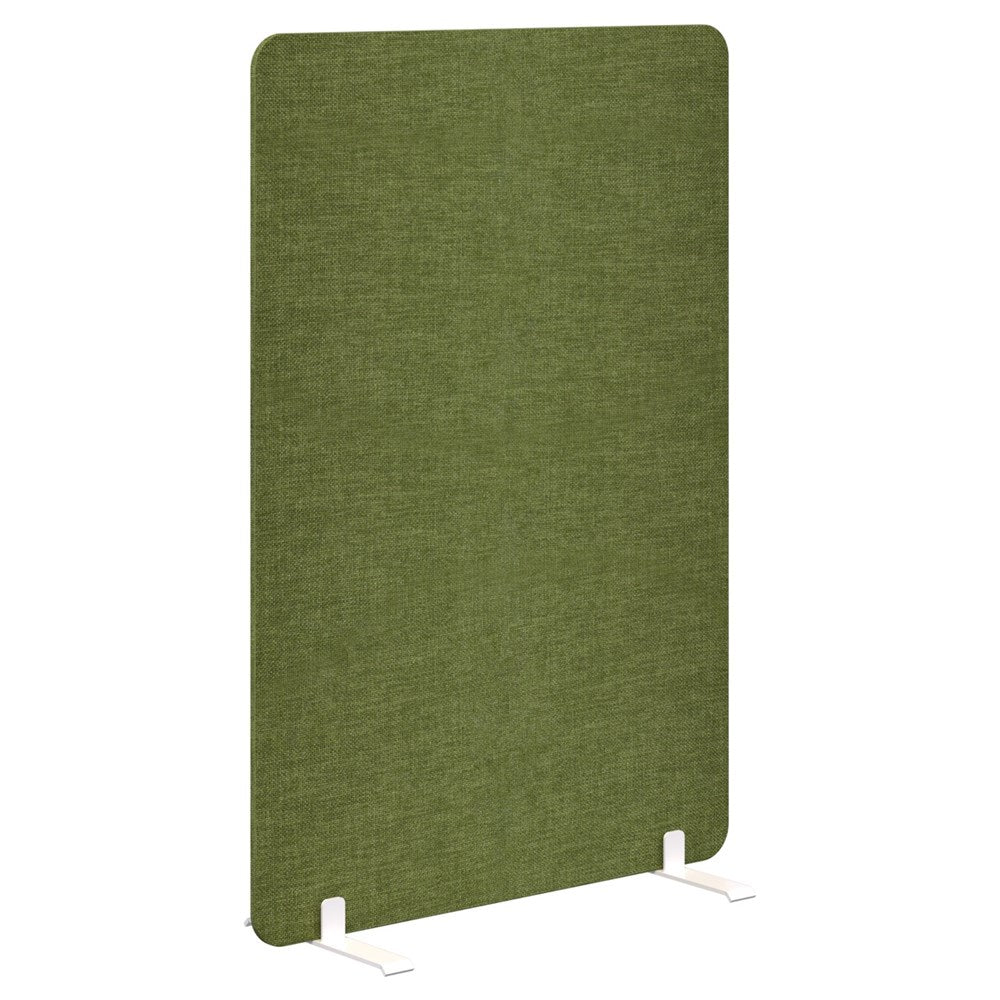 Edge Free-Standing Screen 1200H x 1200L-Office Partitons-Keylargo Grass-White-Commercial Traders - Office Furniture