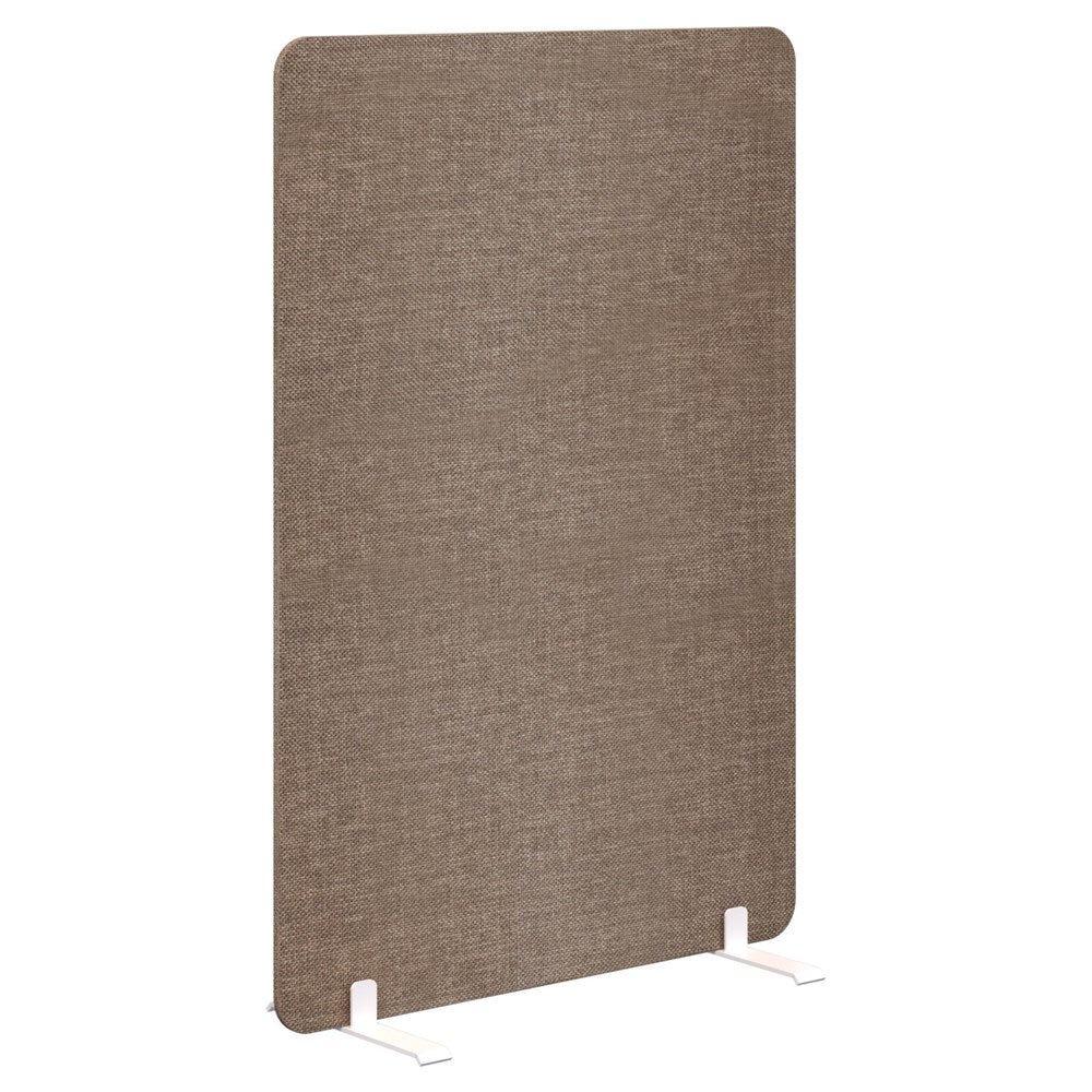 Edge Free-Standing Screen 1200H x 900L-Office Partitons-Keylargo Pumice-White-Commercial Traders - Office Furniture