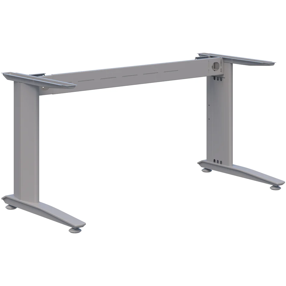 Energy Desk - Base Only-Desks-1200-1800L x 700-800mm-Silver-Commercial Traders - Office Furniture