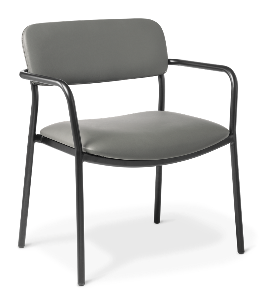 Fit Bariatric Chair-Chairs-Standard Charcoal-Commercial Traders - Office Furniture