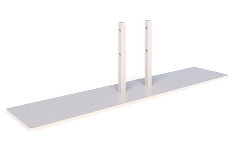 Connect Fin 70 - Free Standing Foot - Each-Office Partitons-Black - Pair-Commercial Traders - Office Furniture