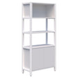 Grid 40 - Single Bay - 1890mm High-Storage-Snow Velvet-White-Commercial Traders - Office Furniture