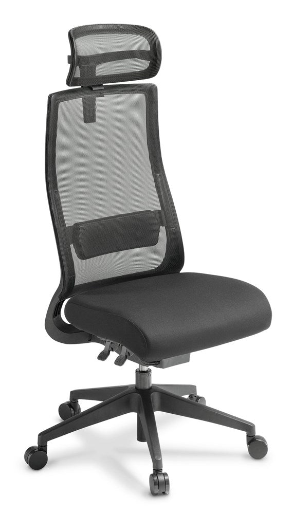 Joe Mesh Chair-Office Chairs-Headrest No Arms-Commercial Traders - Office Furniture
