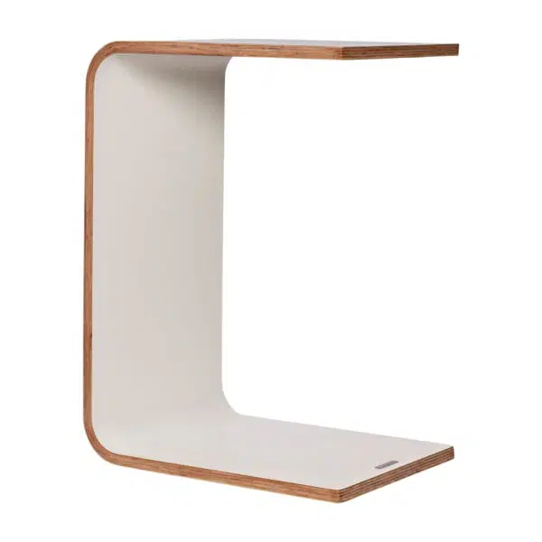 Konfurb Link Side Table-Coffee Tables-White-Commercial Traders - Office Furniture