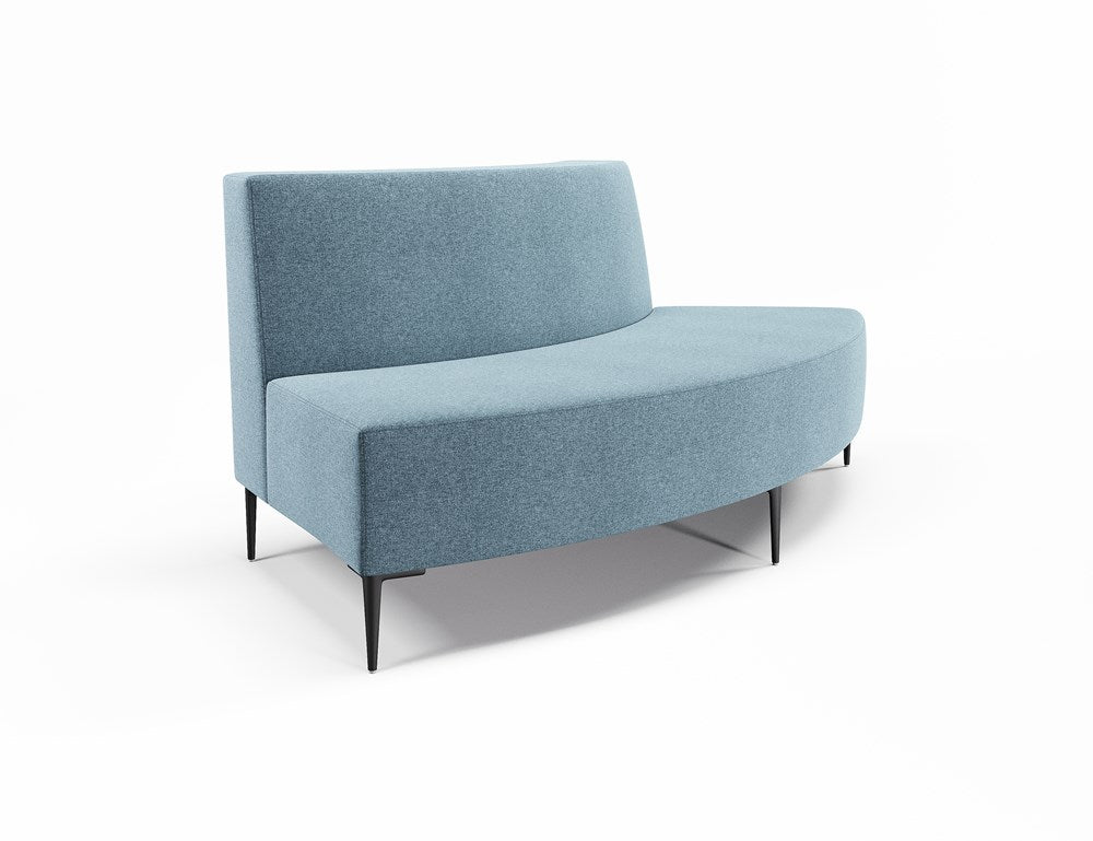 Vista Large 60° Convex-Reception Furniture-Borsari-Low-Lustrell (Vinyl)-Commercial Traders - Office Furniture