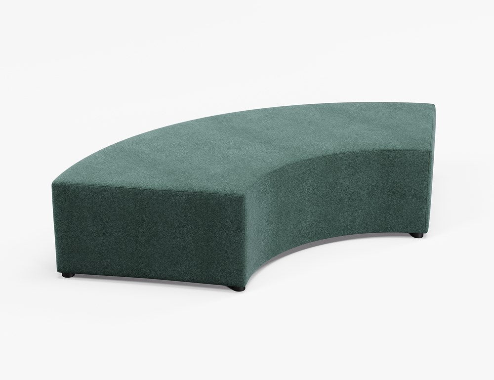 Vista Large 90° Ottoman-Reception Chairs-Full Depth-Lustrell (Vinyl)-Commercial Traders - Office Furniture