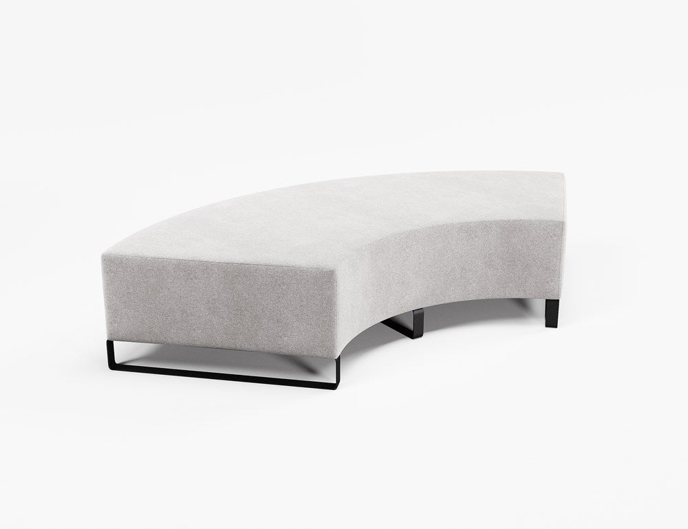 Vista Large 90° Ottoman-Reception Chairs-Sleigh-Ashcroft-Commercial Traders - Office Furniture