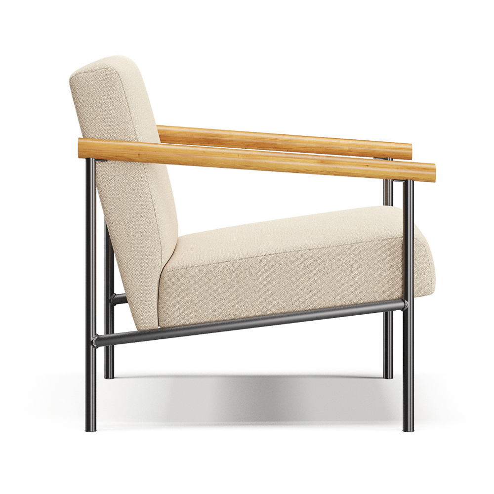 Latte Arm Chair-Reception Furniture-North Island Delivery-Ashcroft-Commercial Traders - Office Furniture