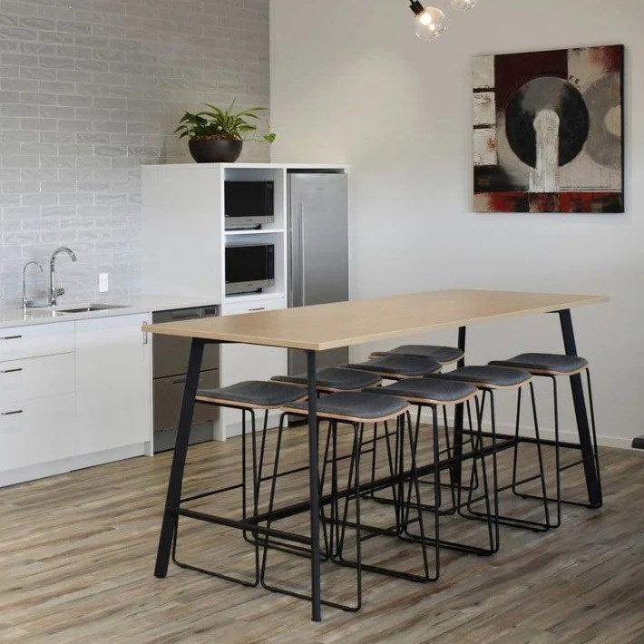 Skala Stools 750H-Barstools-Black-No-Commercial Traders - Office Furniture