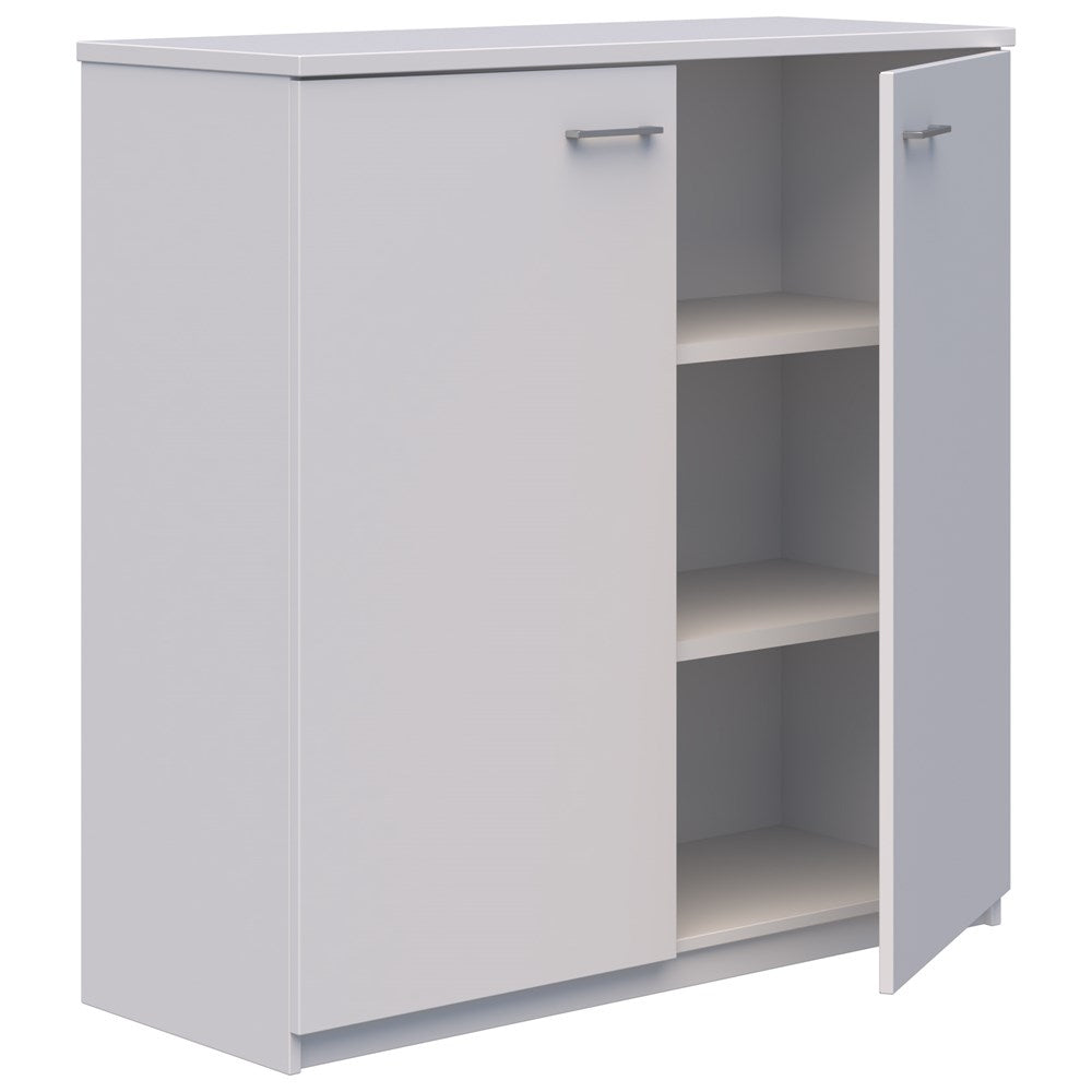 Rapid Cabinet - Low-Storage-1200x1200 (non locking)-Snow-Commercial Traders - Office Furniture