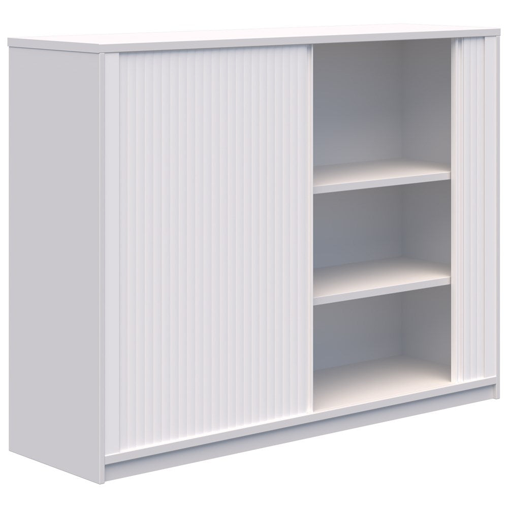 Rapid Tambour - Low-Office Storage-1200Hx1600L (non locking)-Snow-Commercial Traders - Office Furniture