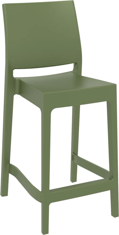 MayMay Stool 650H-Barstools-Black-Commercial Traders - Office Furniture