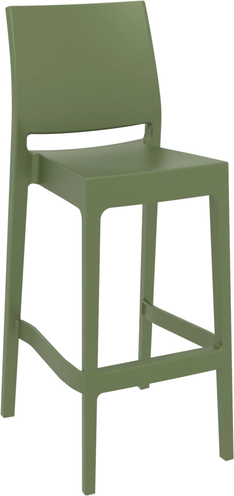 MayMay Stool 750H-Barstools-Black-Commercial Traders - Office Furniture