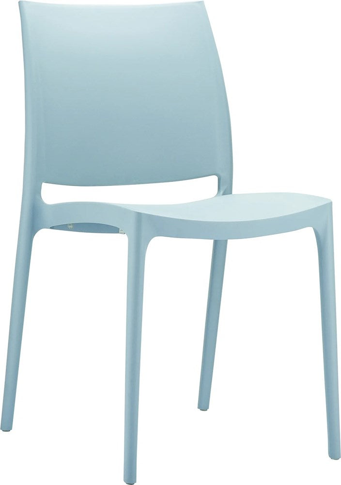 Maya Chair-Lunchroon Chairs-Light Grey-North Island (Ground Floor)-Commercial Traders - Office Furniture