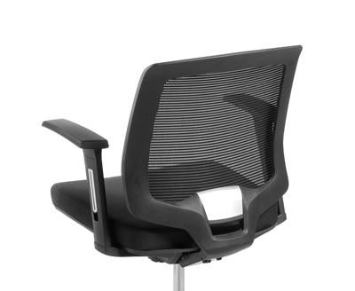 Media Meeting Chair-Meeting Room Furniture-Standard Black-No Thanks-Commercial Traders - Office Furniture