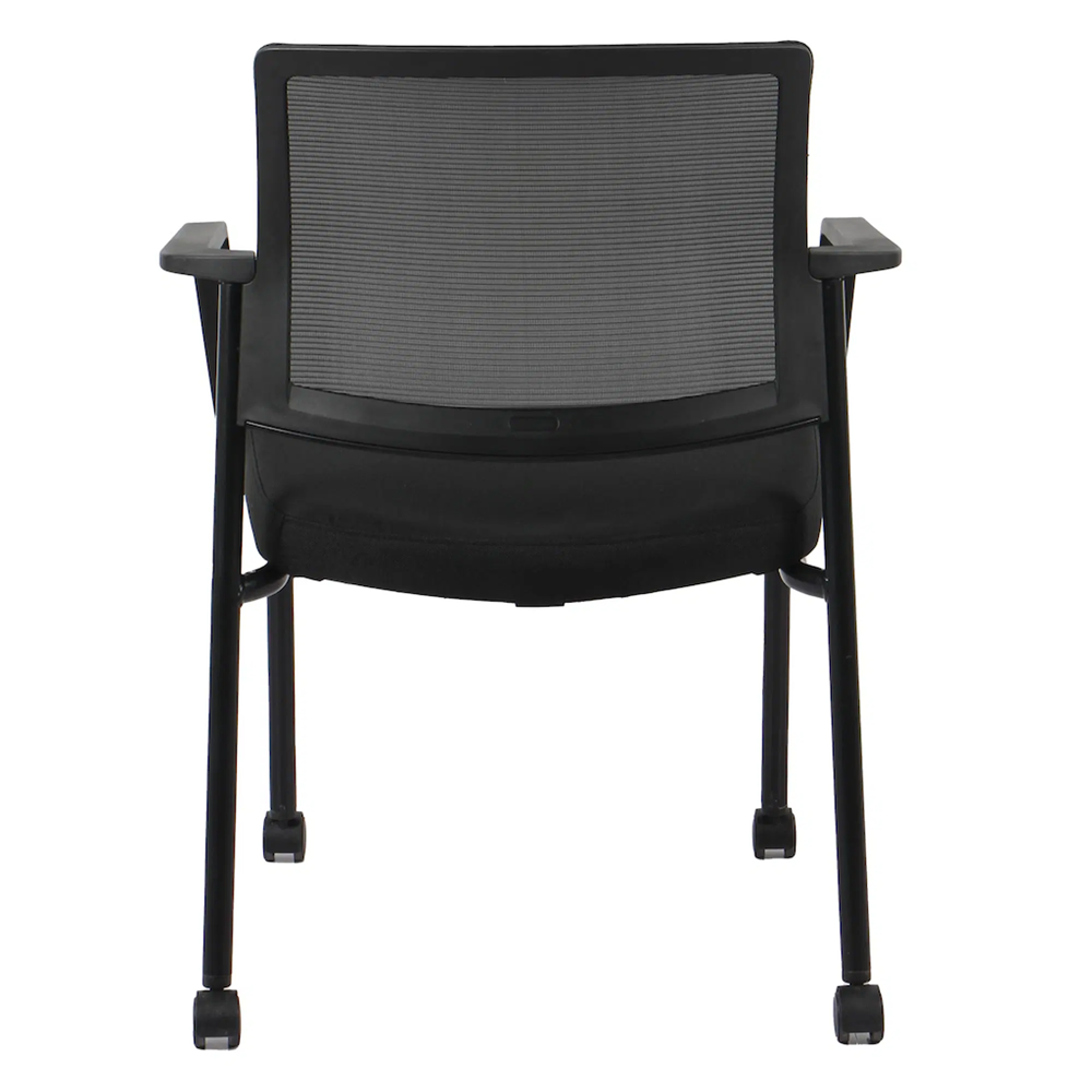 Buro Molti Visitor Chair-Meeting Room Furniture-Black-Flat Pack-Commercial Traders - Office Furniture