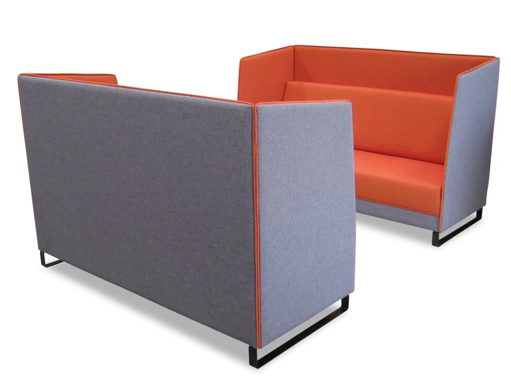 Munro Booth 2 Seater-Reception Furniture-Globe-South Island Delivery-Commercial Traders - Office Furniture