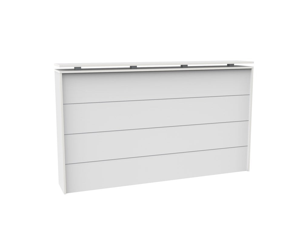 Cubit Reception Counter-Reception Furniture-White-No Return Thanks-Commercial Traders - Office Furniture
