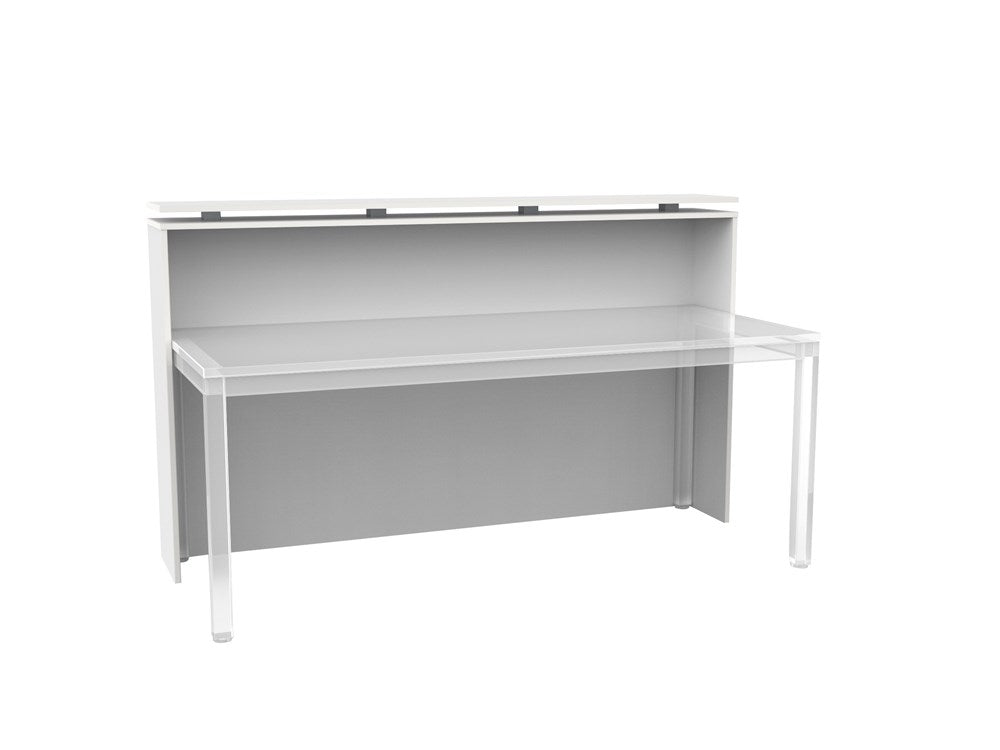 Cubit Reception Counter-Reception Furniture-Atlantic Oak-No Return Thanks-Commercial Traders - Office Furniture