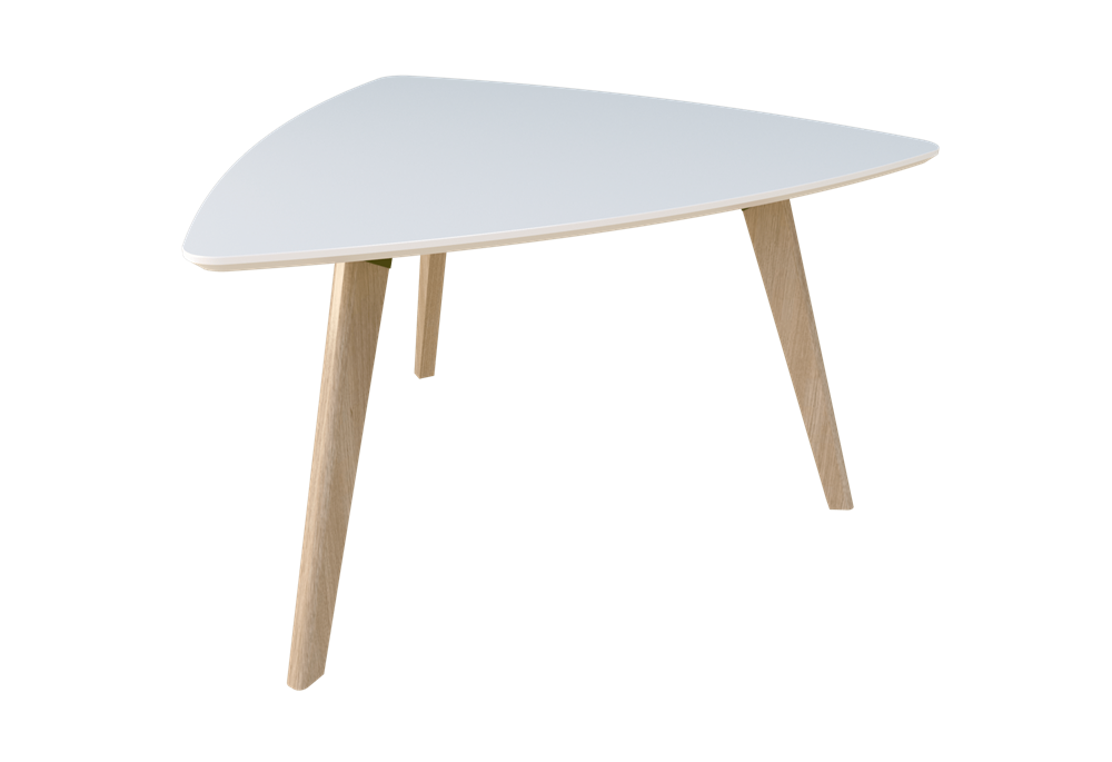 Oslo Tri Table - Melteca-Meeting Room Furniture-1200-White-Auckland Delivery-Commercial Traders - Office Furniture