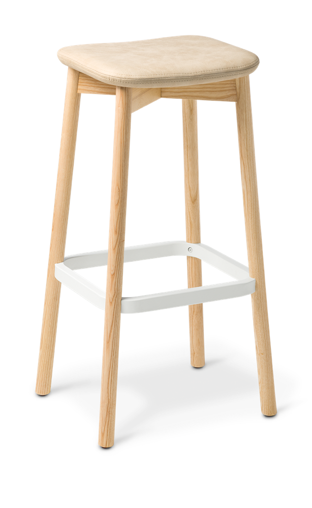 Orlo Bar Stool-Barstools-Natural Ash-Warwick Charisma-Commercial Traders - Office Furniture