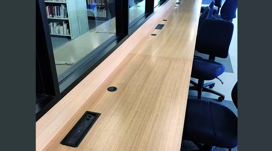 Partner Power Unit-Power and Cable Management-White-2 x Power 2 x USB (J Coupler)-Commercial Traders - Office Furniture