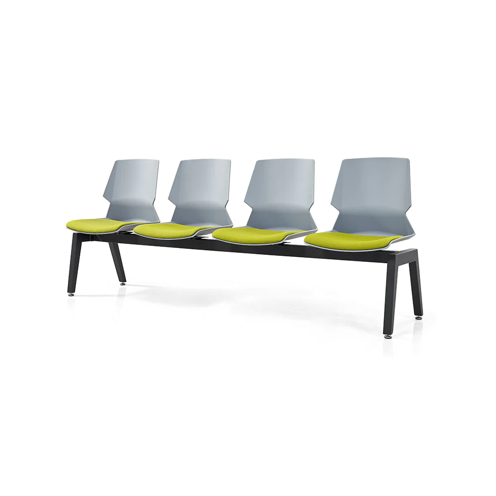 PRISM 4 User Bench Chair-Chairs-Grey-Olive-Commercial Traders - Office Furniture