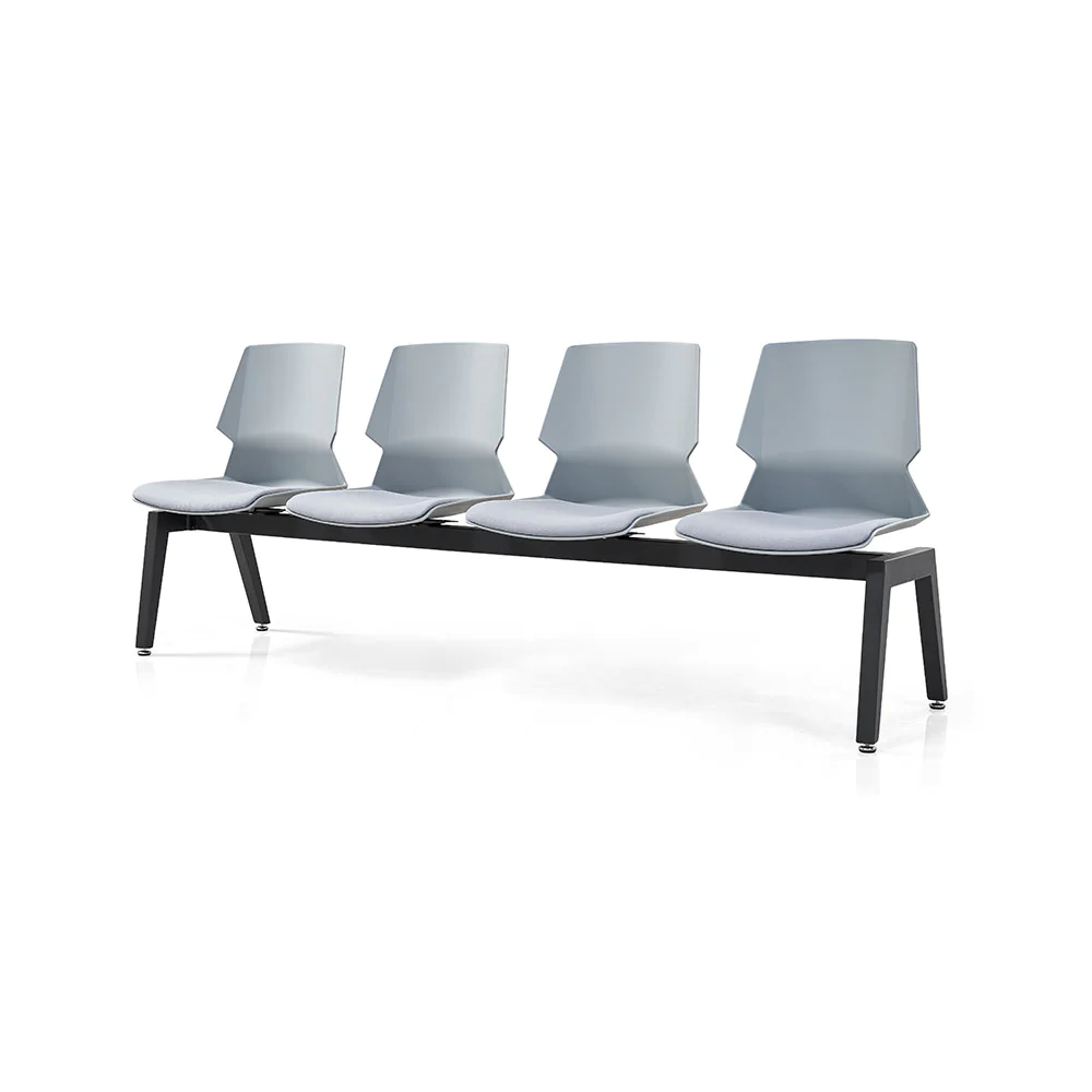 PRISM 4 User Bench Chair-Chairs-Grey-Grey-Commercial Traders - Office Furniture