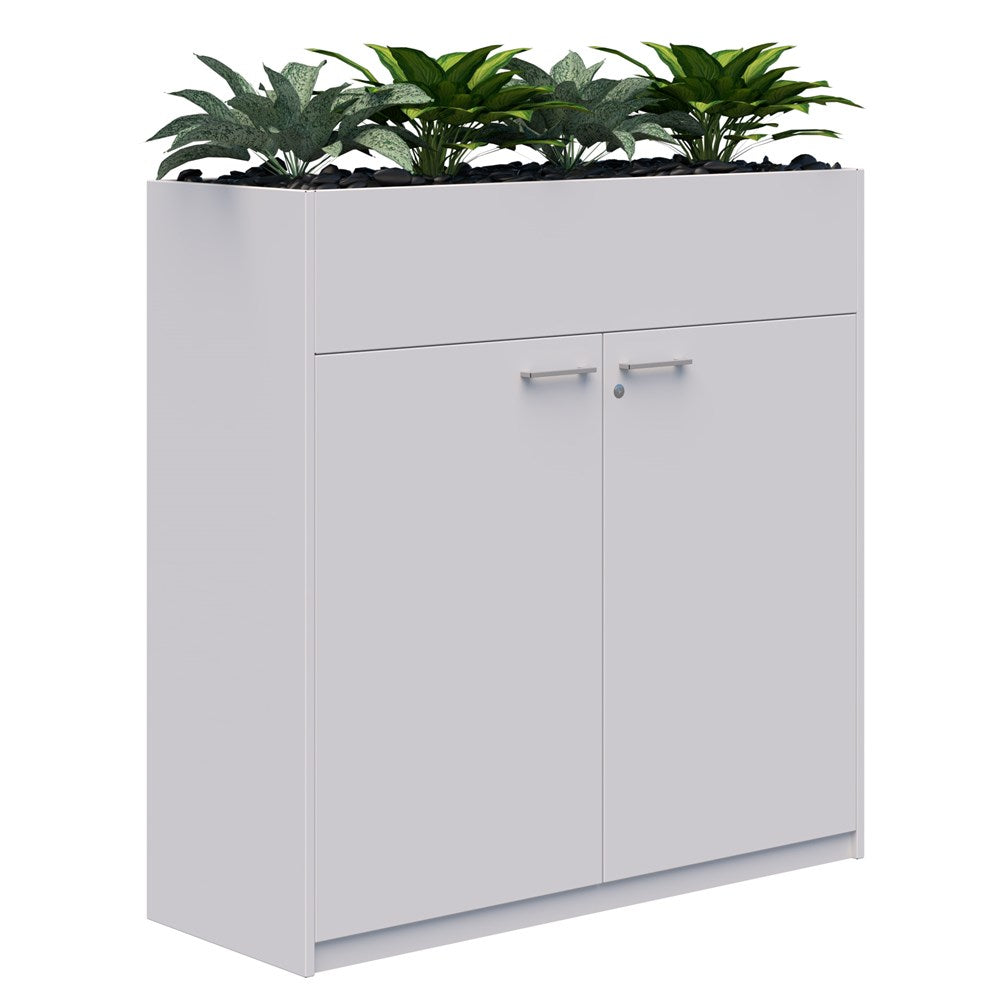 Rapid Planter Cabinet-Storage-1200Hx900L (non locking)-Black-Commercial Traders - Office Furniture