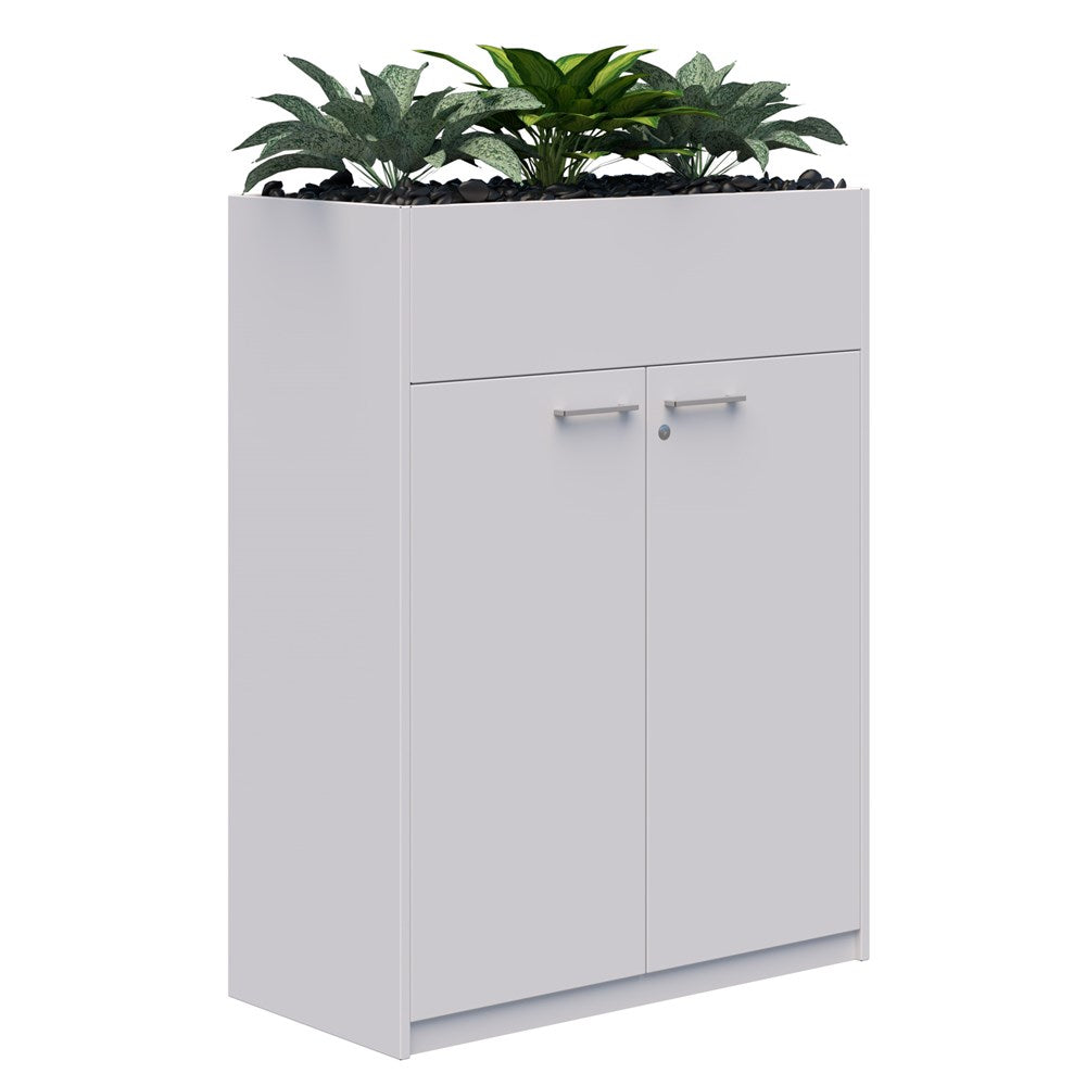 Rapid Planter Cabinet-Storage-1200Hx900L (non locking)-Black-Commercial Traders - Office Furniture