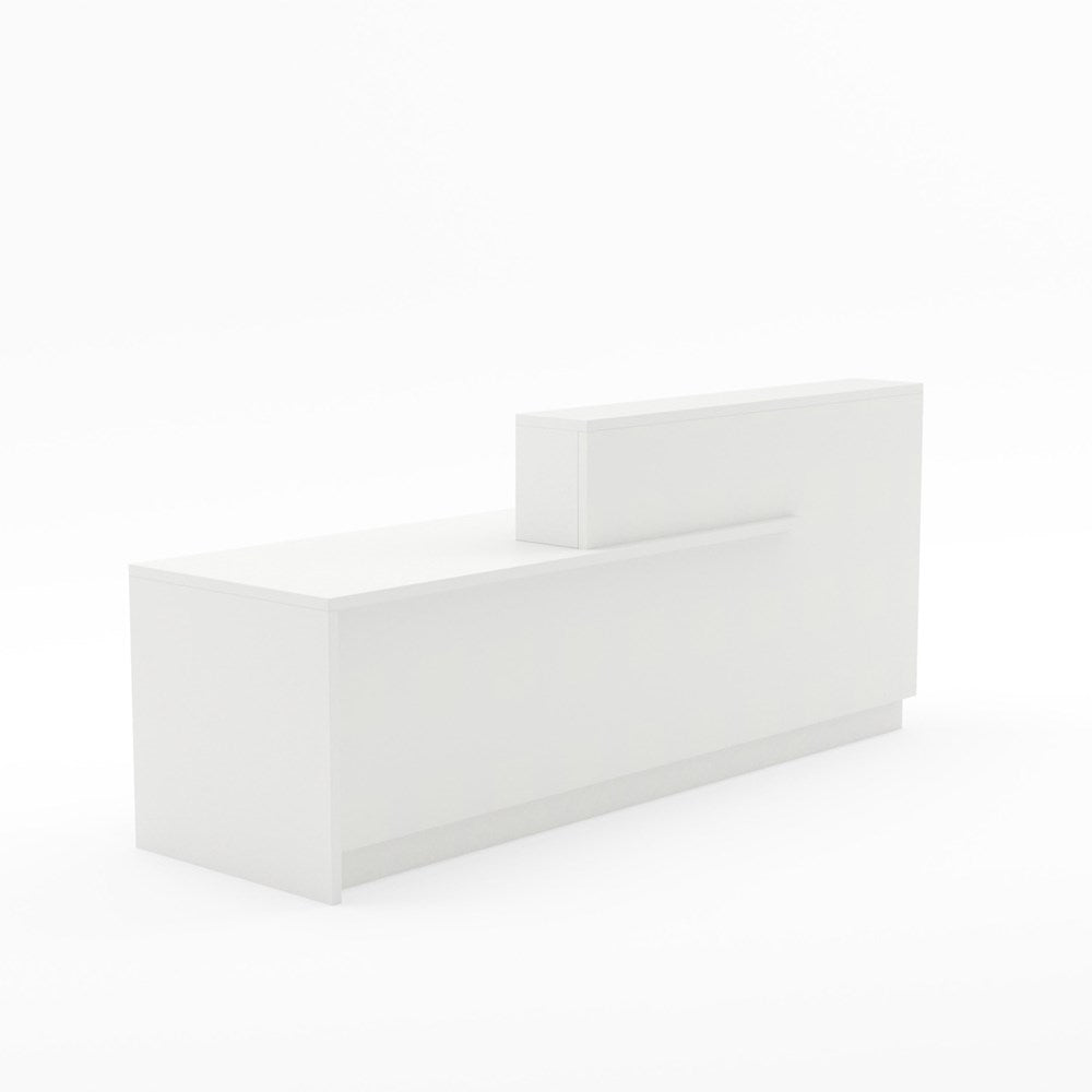 Wanaka Reception Counter-Reception Furniture-Snowdrift-2400 wide-South Island Delivery-Commercial Traders - Office Furniture