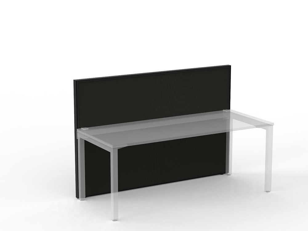 Studio 50 Partition - 1200h x 1800w-Office Partitons-CN-Ebony-Commercial Traders - Office Furniture