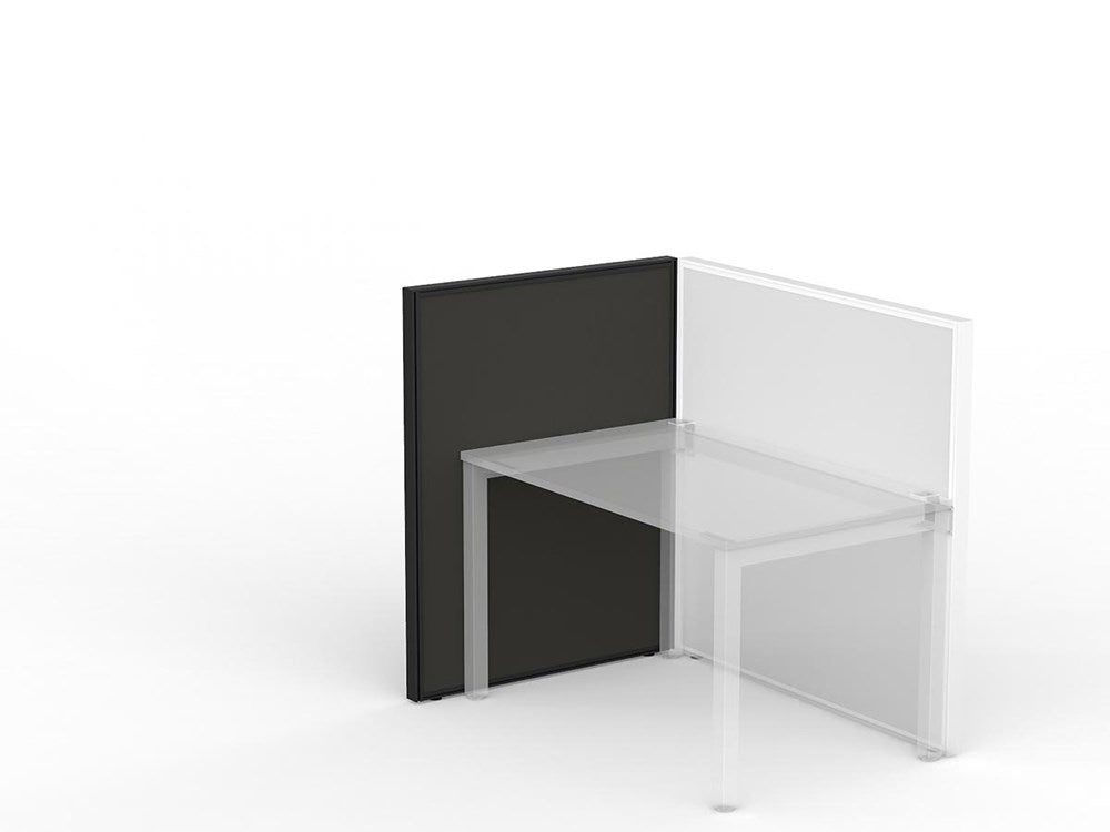 Studio 50 Partition - 1200h x 900w-Office Partitons-SP-Charcoal-Commercial Traders - Office Furniture