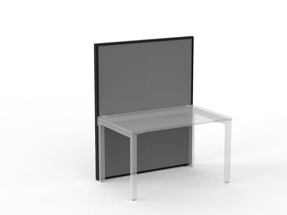 Studio 50 Partition - 1500h x 1200w-Office Partitons-BE-Alloy Grey-Commercial Traders - Office Furniture
