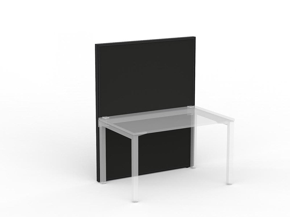 Studio 50 Partition - 1500h x 1200w-Office Partitons-SP-Black-Commercial Traders - Office Furniture