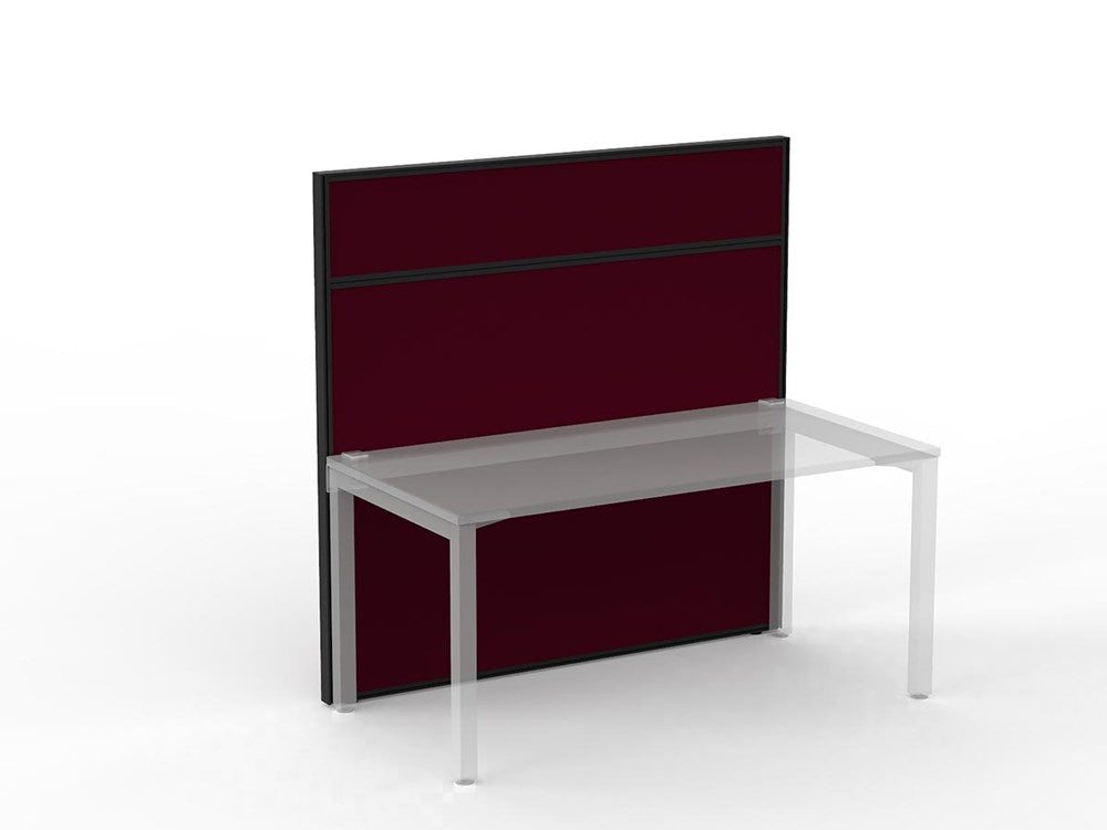 Studio 50 Partition - 1500h x 1500w-Office Partitons-BE-Ruby Red-Commercial Traders - Office Furniture