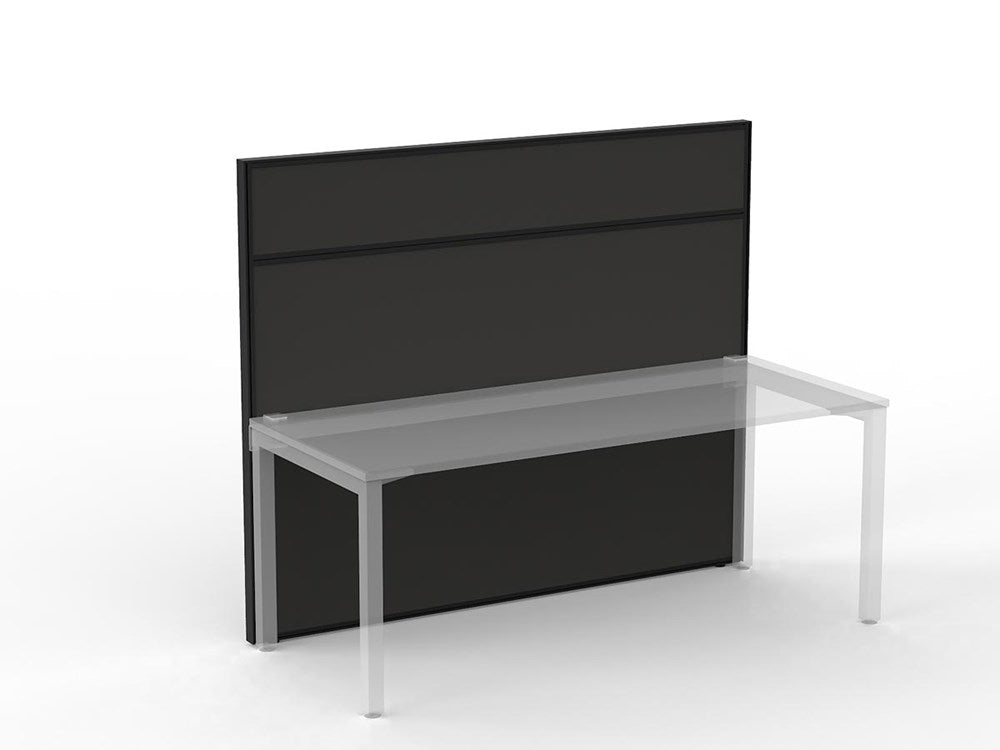Studio 50 Partition - 1500h x 1800w-Office Partitons-BE-Slate Grey-Commercial Traders - Office Furniture
