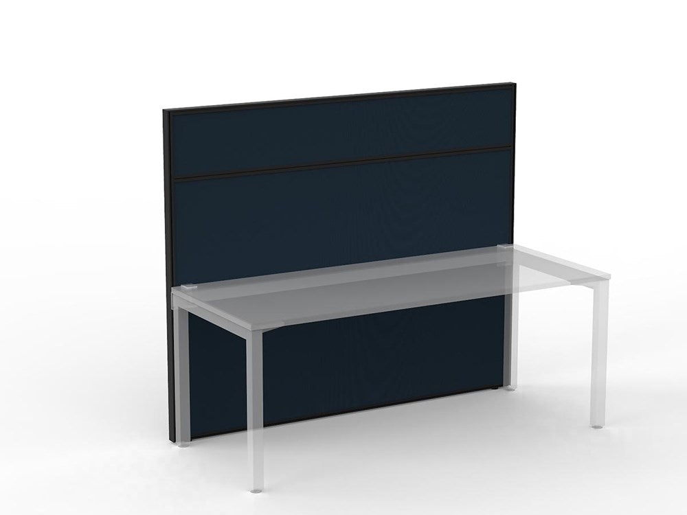 Studio 50 Partition - 1500h x 1800w-Office Partitons-CN-Midnight-Commercial Traders - Office Furniture
