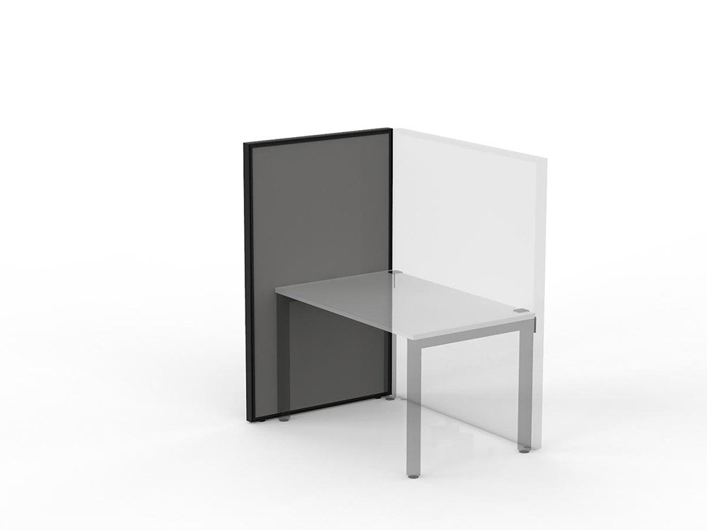 Studio 50 Partition - 1500h x 900w-Office Partitons-BE-Alloy Grey-Commercial Traders - Office Furniture