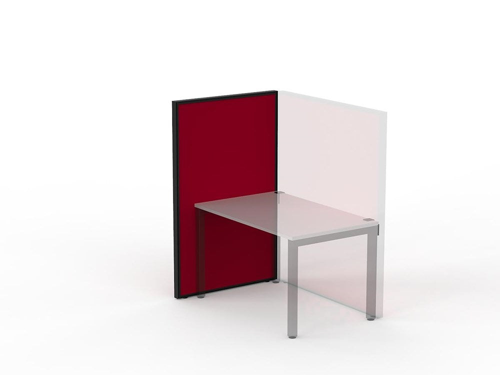 Studio 50 Partition - 1500h x 900w-Office Partitons-BE-Tomato Red-Commercial Traders - Office Furniture